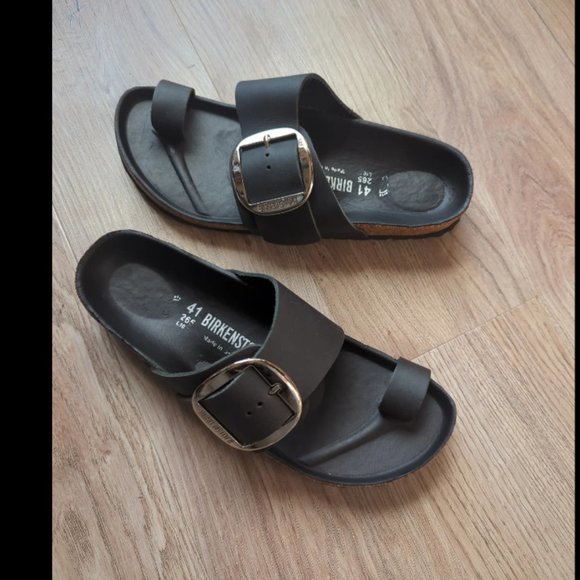 Birkenstock Miramar Big Buckle Toe Ring Sandals - Picture 2 of 9